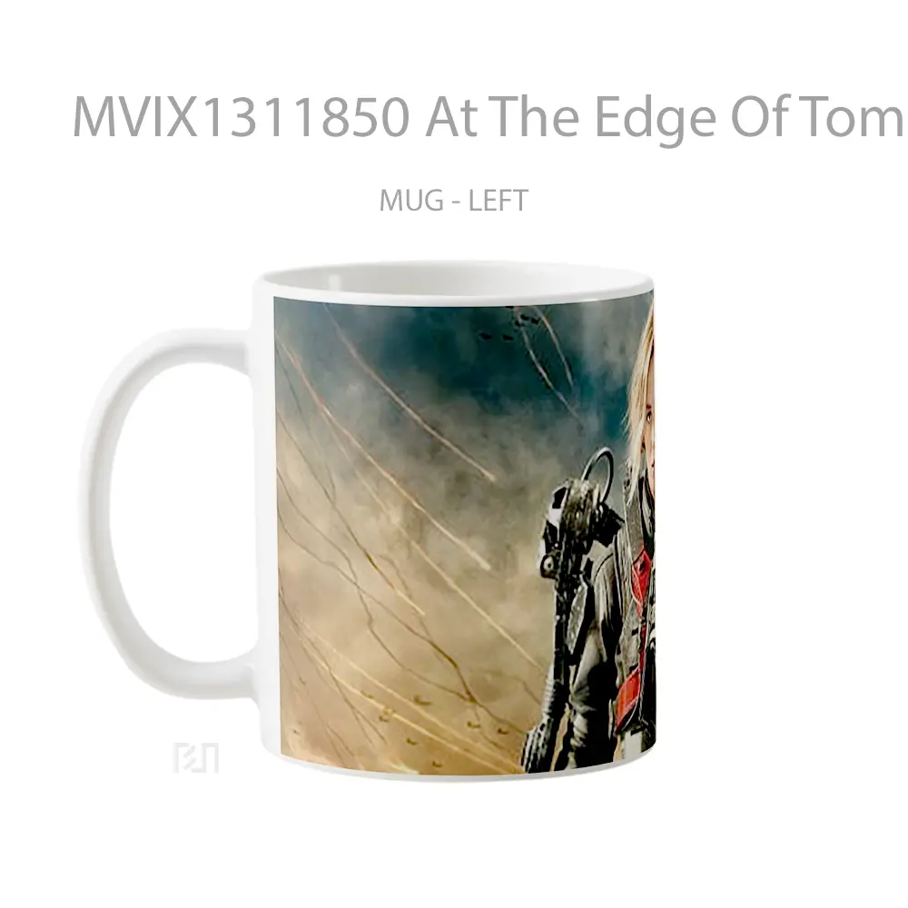 Mug At The Edge Of Tomorrow Gelas Keramik Unik - All-side / Desain