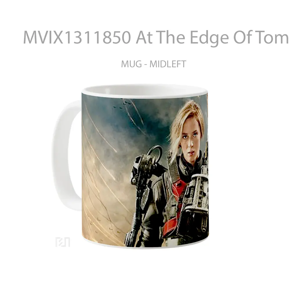 Mug At The Edge Of Tomorrow Gelas Keramik Unik - All-side / Desain