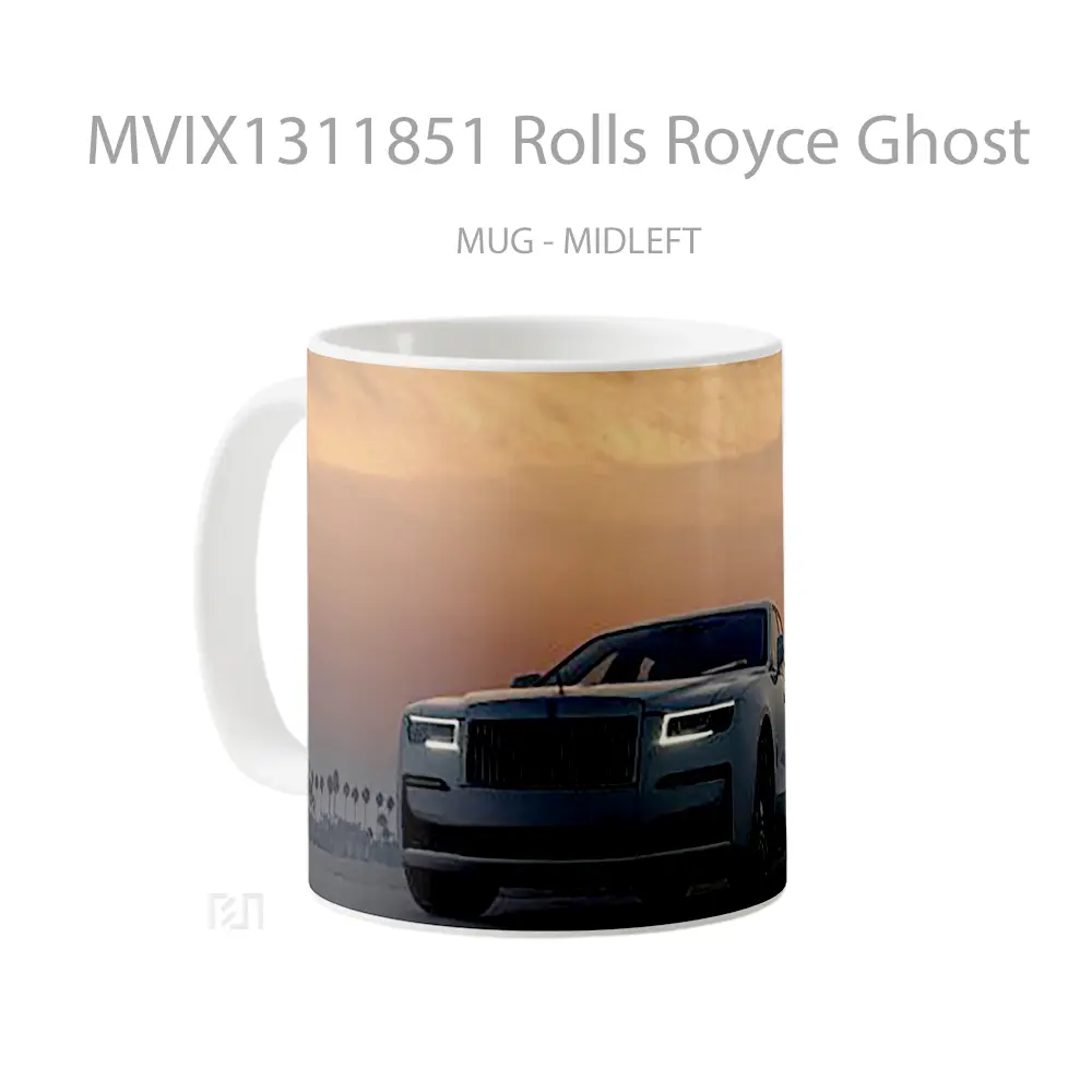 Mug Rolls Royce Ghost Cangkir Mobil - All-side / Desain