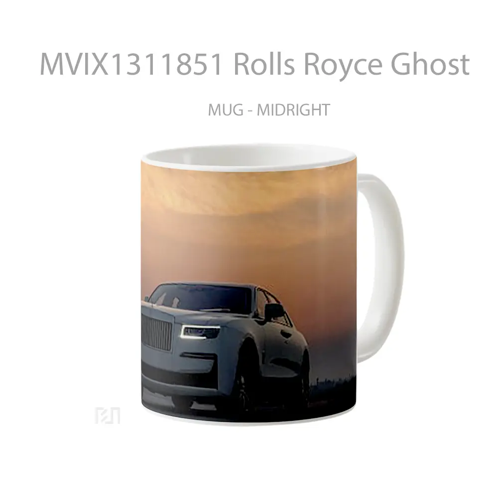 Mug Rolls Royce Ghost Cangkir Mobil - All-side / Desain
