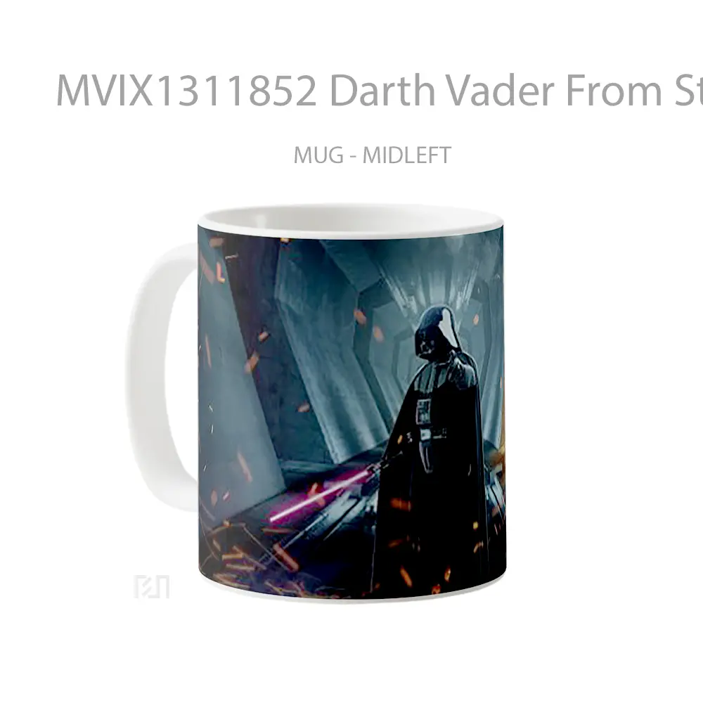 Mug Darth Vader From Star Wars Fanmade Gelas Star Wars - All-side / Desain