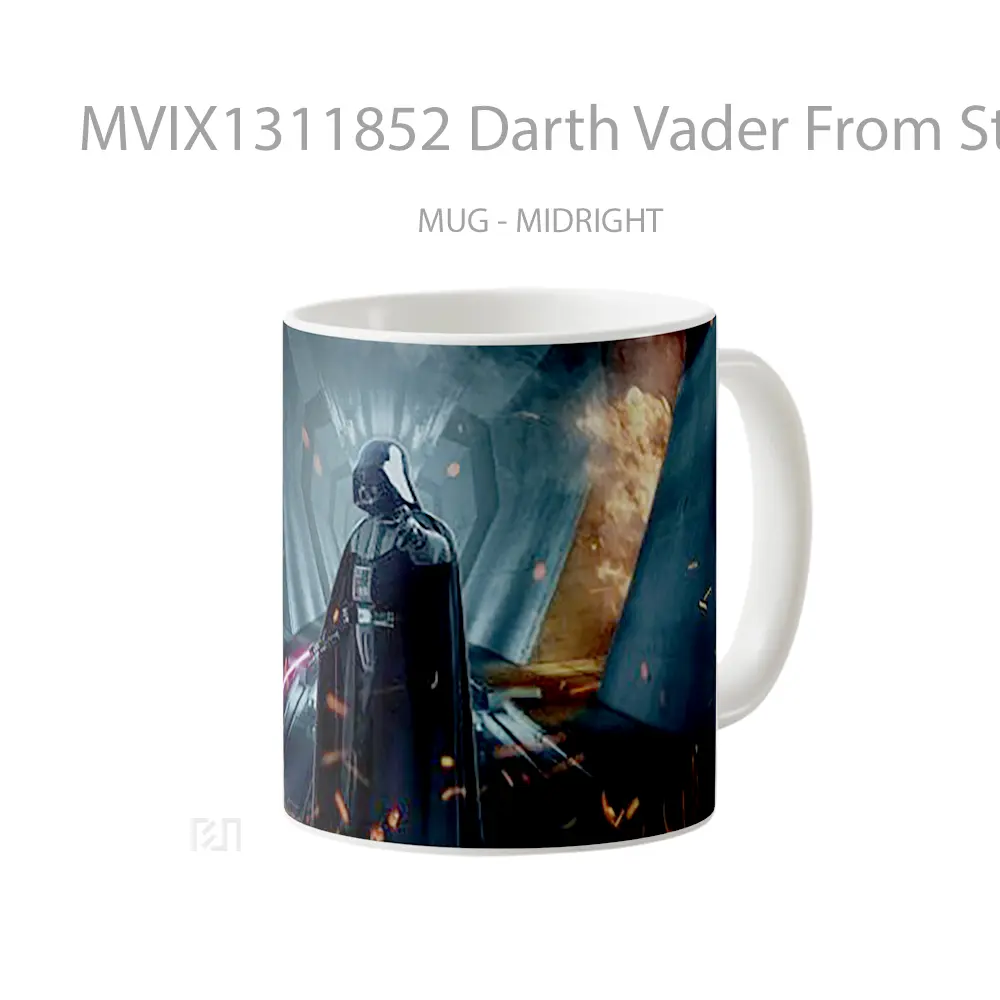Mug Darth Vader From Star Wars Fanmade Gelas Star Wars - All-side / Desain