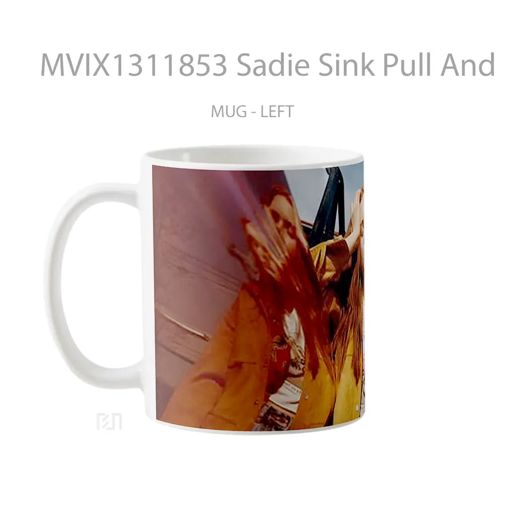 Mug Sadie Sink Pull And Bear Gelas Hewan Lucu - All-side / Desain