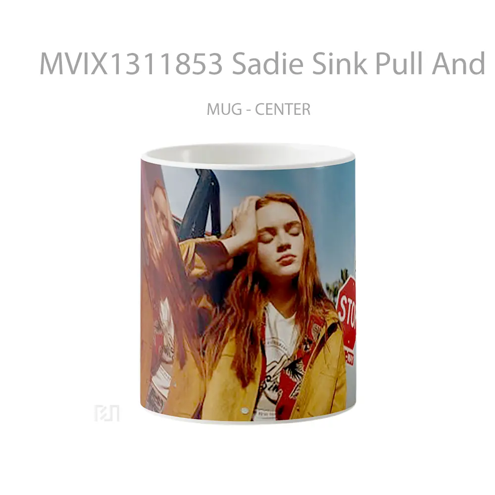 Mug Sadie Sink Pull And Bear Gelas Hewan Lucu