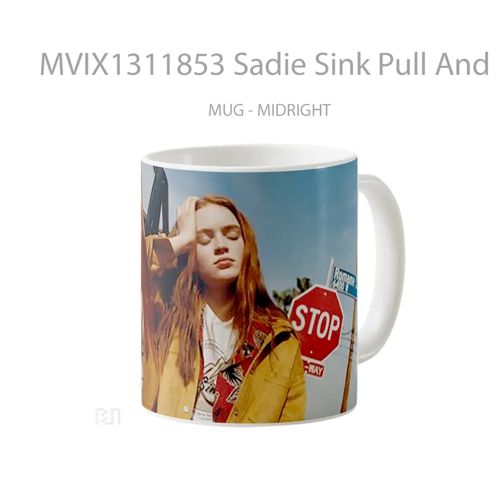 Mug Sadie Sink Pull And Bear Gelas Hewan Lucu - All-side / Desain