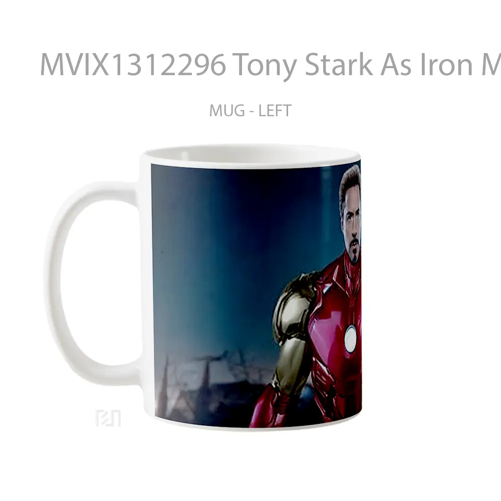 Mug Tony Stark As Iron Man Gelas Superhero - All-side / Desain