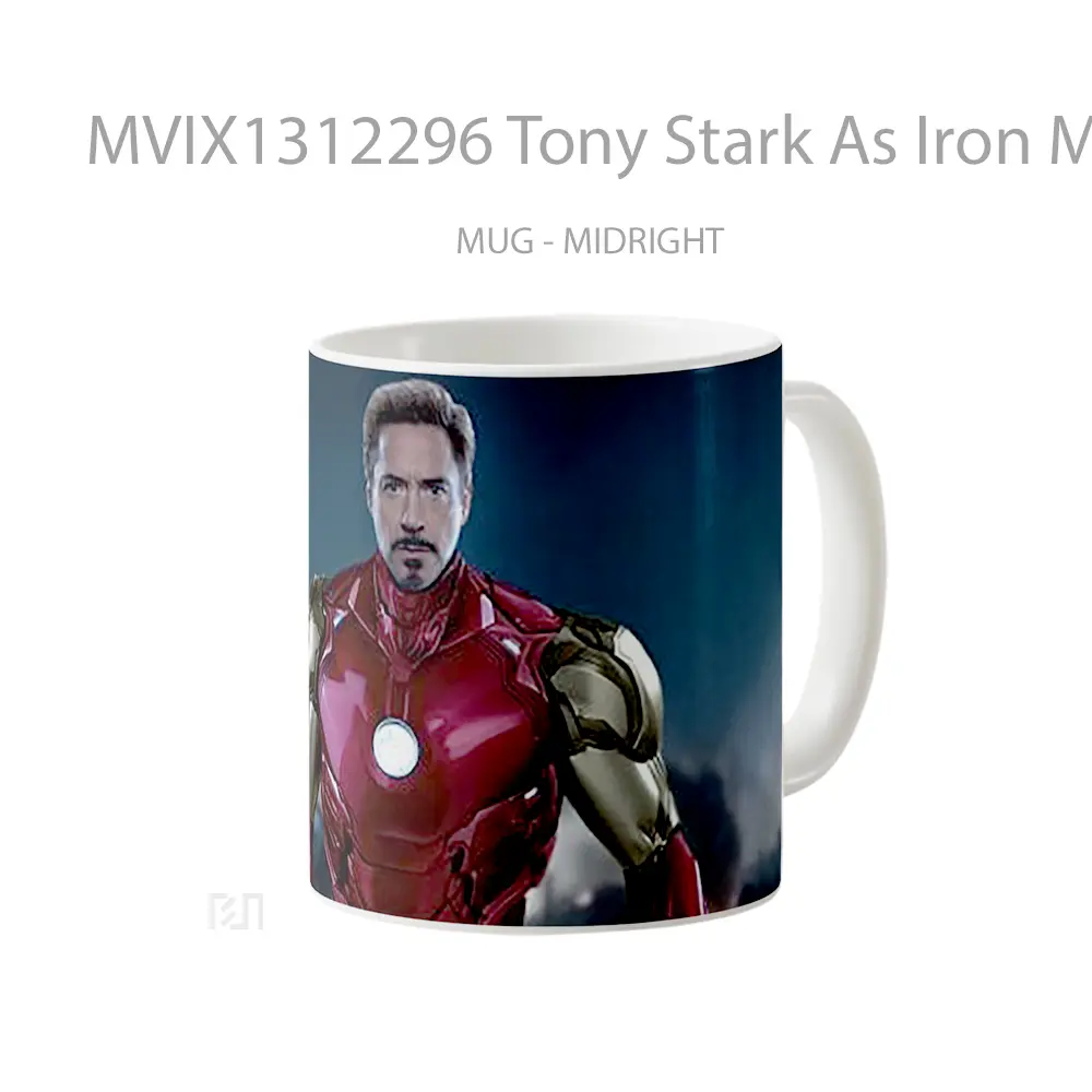 Mug Tony Stark As Iron Man Gelas Superhero - All-side / Desain