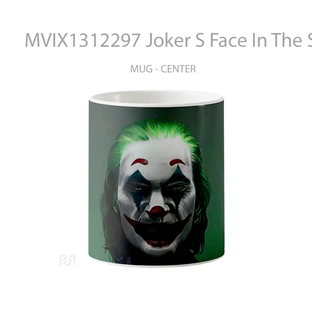 Mug Joker S Face In The Shadows Gelas Superhero