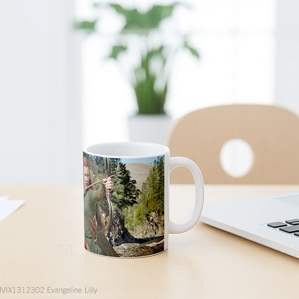 Mug Evangeline Lilly Gelas Keramik Unik - All-side / Desain