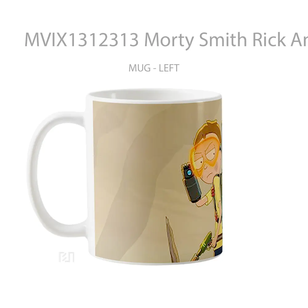 Mug Morty Smith Rick And Morty Gelas Kartun - All-side / Desain