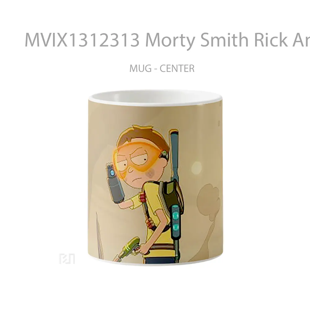 Mug Morty Smith Rick And Morty Gelas Kartun