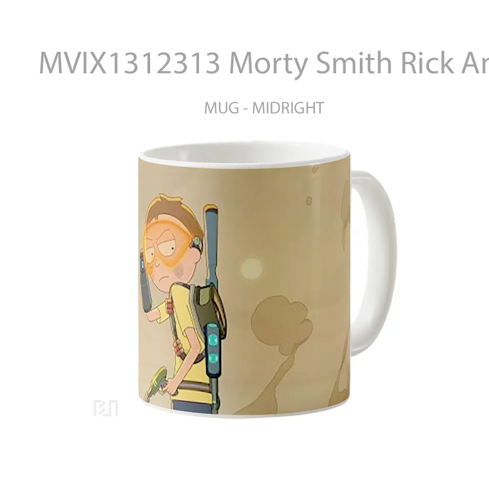 Mug Morty Smith Rick And Morty Gelas Kartun - All-side / Desain
