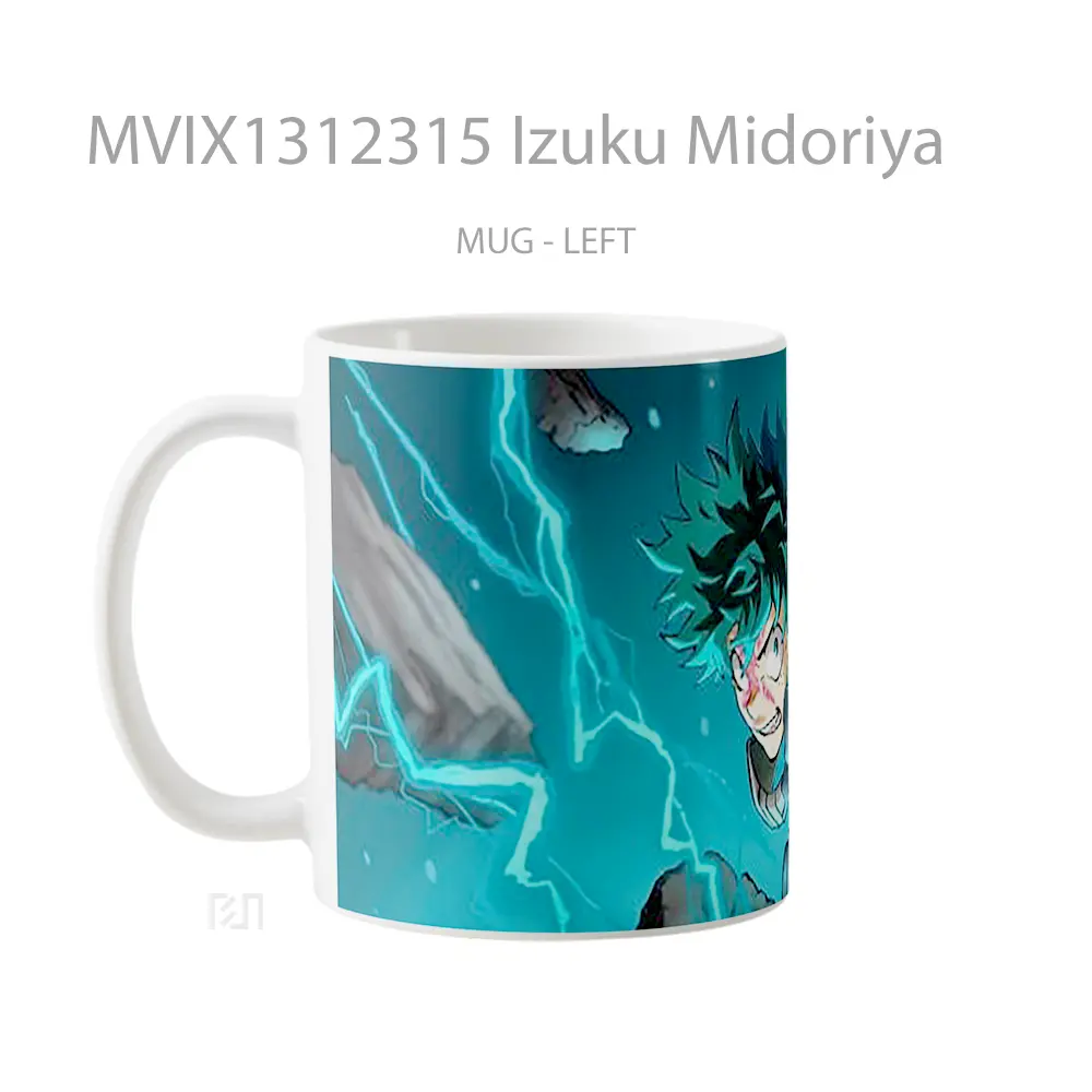 Mug Izuku Midoriya Gelas Keramik Unik - All-side / Desain
