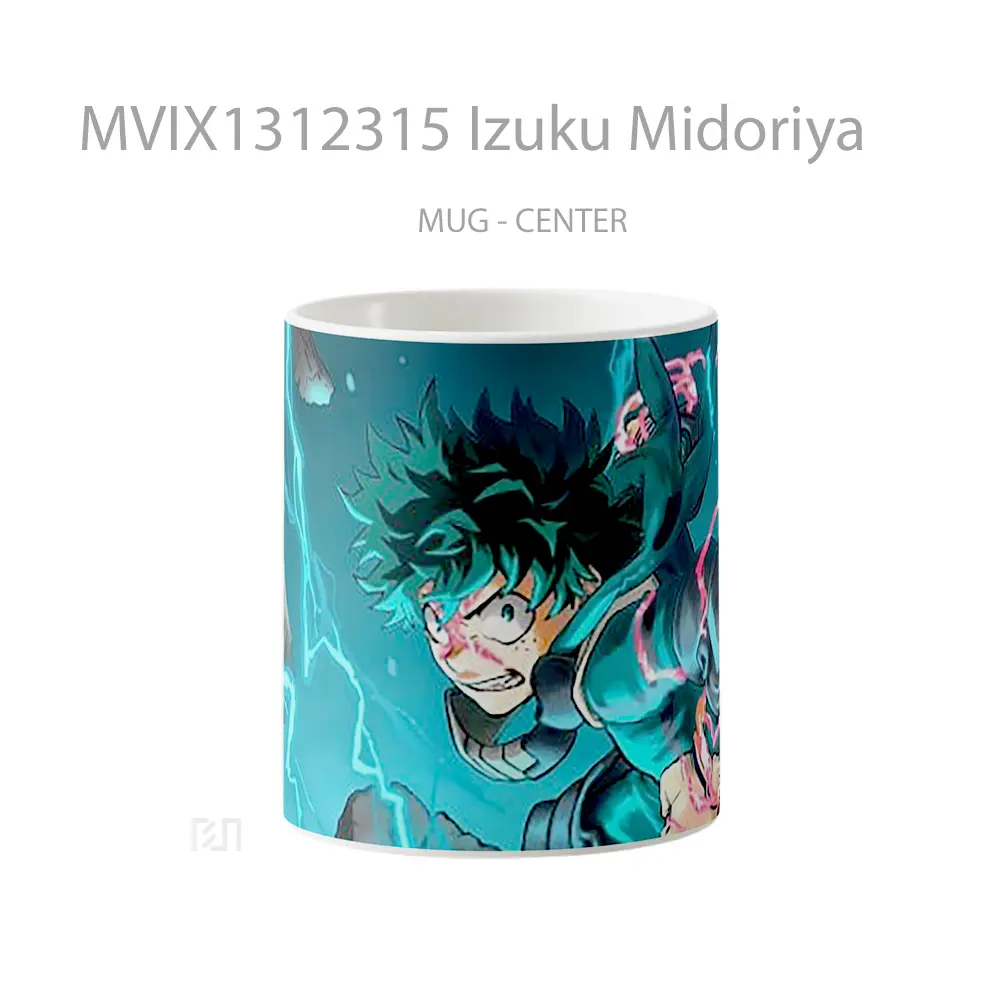 Mug Izuku Midoriya Gelas Keramik Unik