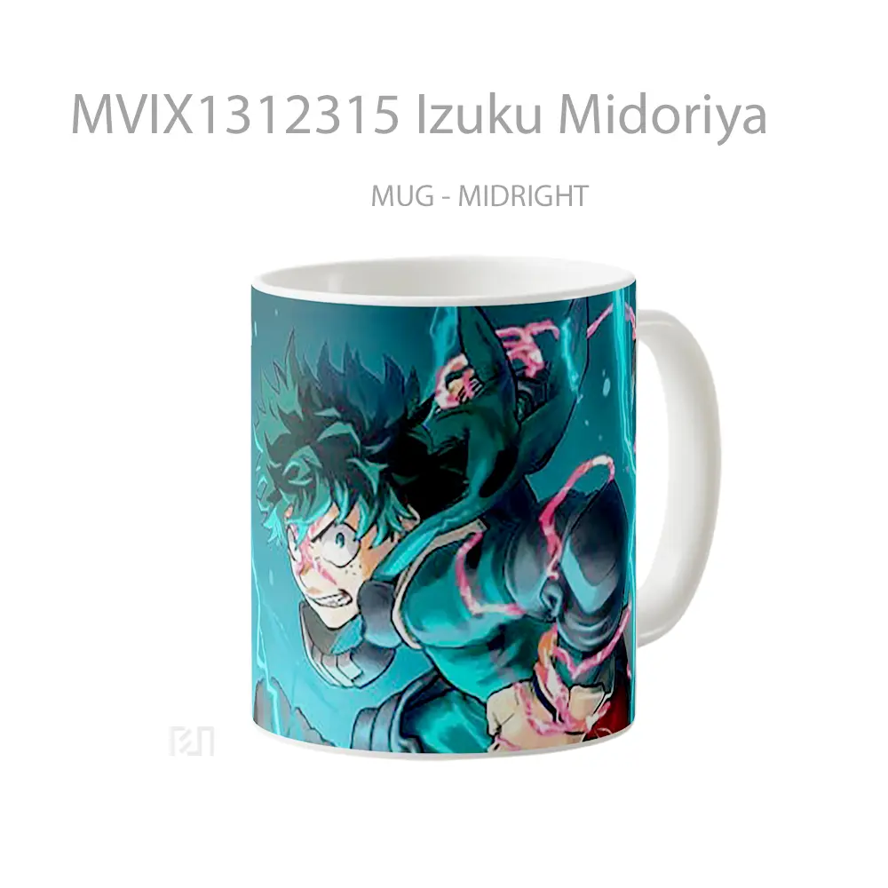 Mug Izuku Midoriya Gelas Keramik Unik - All-side / Desain