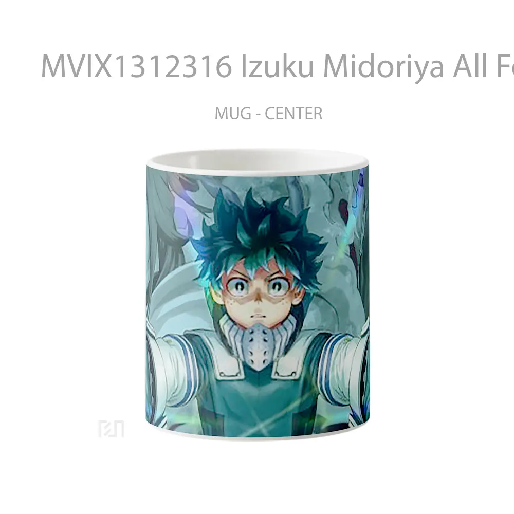 Mug Izuku Midoriya All For One Gelas Keramik Unik