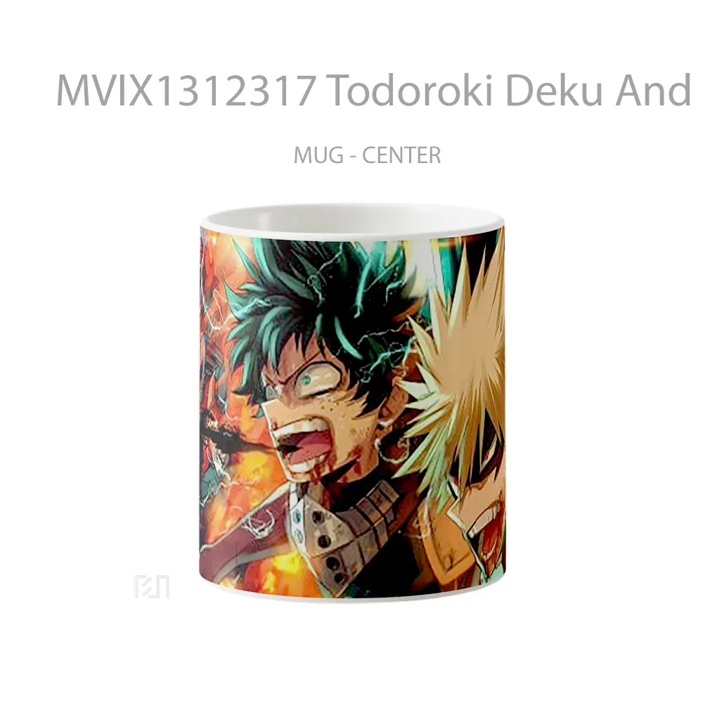 Mug Todoroki Deku And Bakugo Gelas Keramik Unik