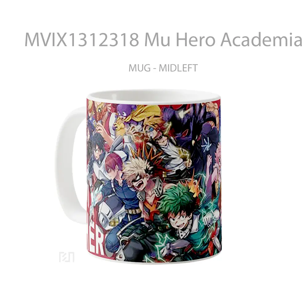 Mug Mu Hero Academia Characters Gelas Keramik Unik - All-side / Desain