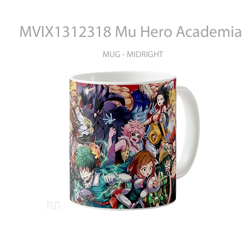 Mug Mu Hero Academia Characters Gelas Keramik Unik - All-side / Desain