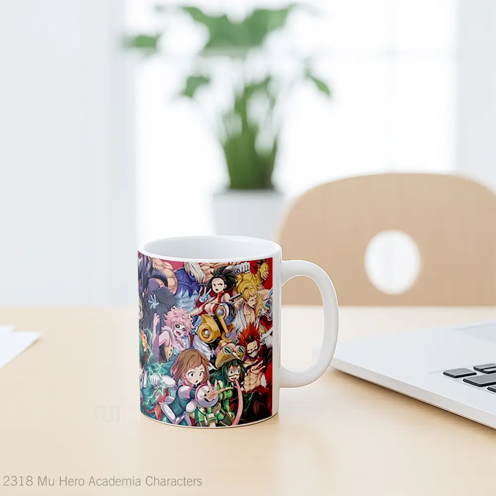 Mug Mu Hero Academia Characters Gelas Keramik Unik - All-side / Desain