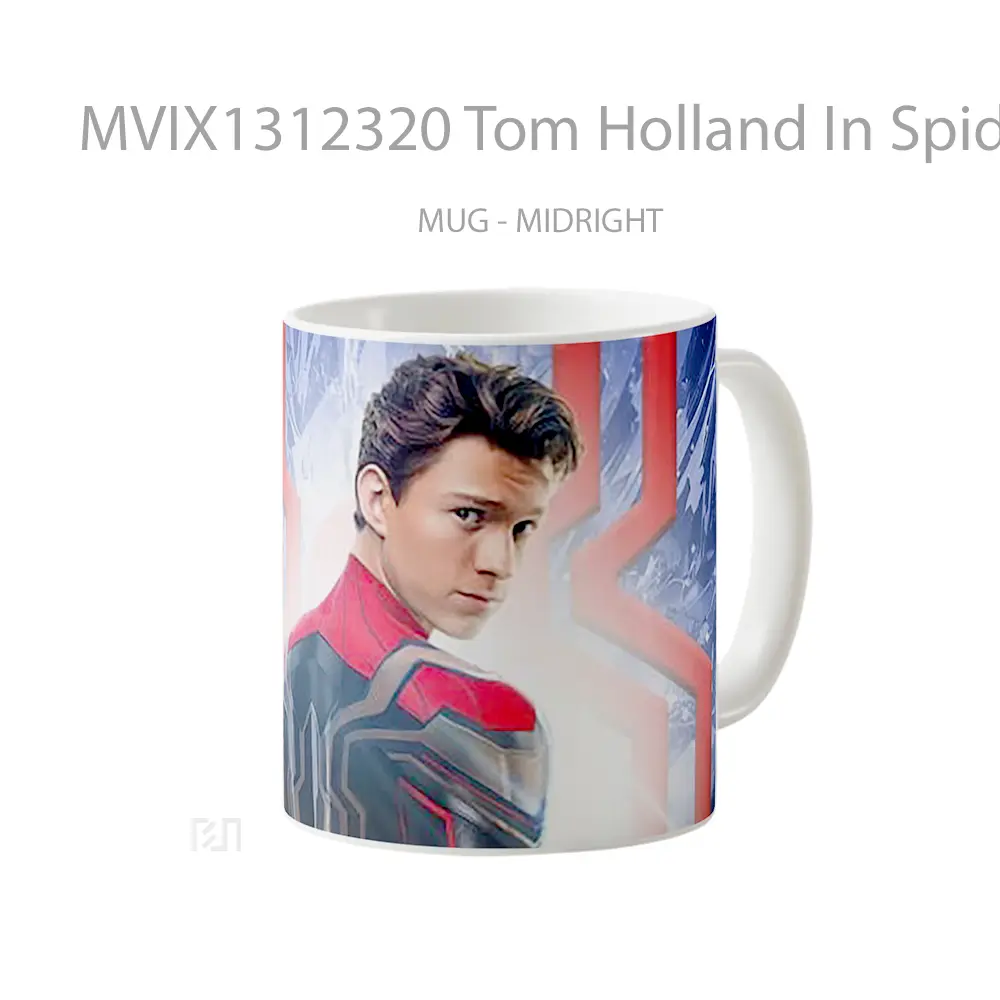 Mug Tom Holland In Spider Man No Way Home Gelas Superhero - All-side / Desain