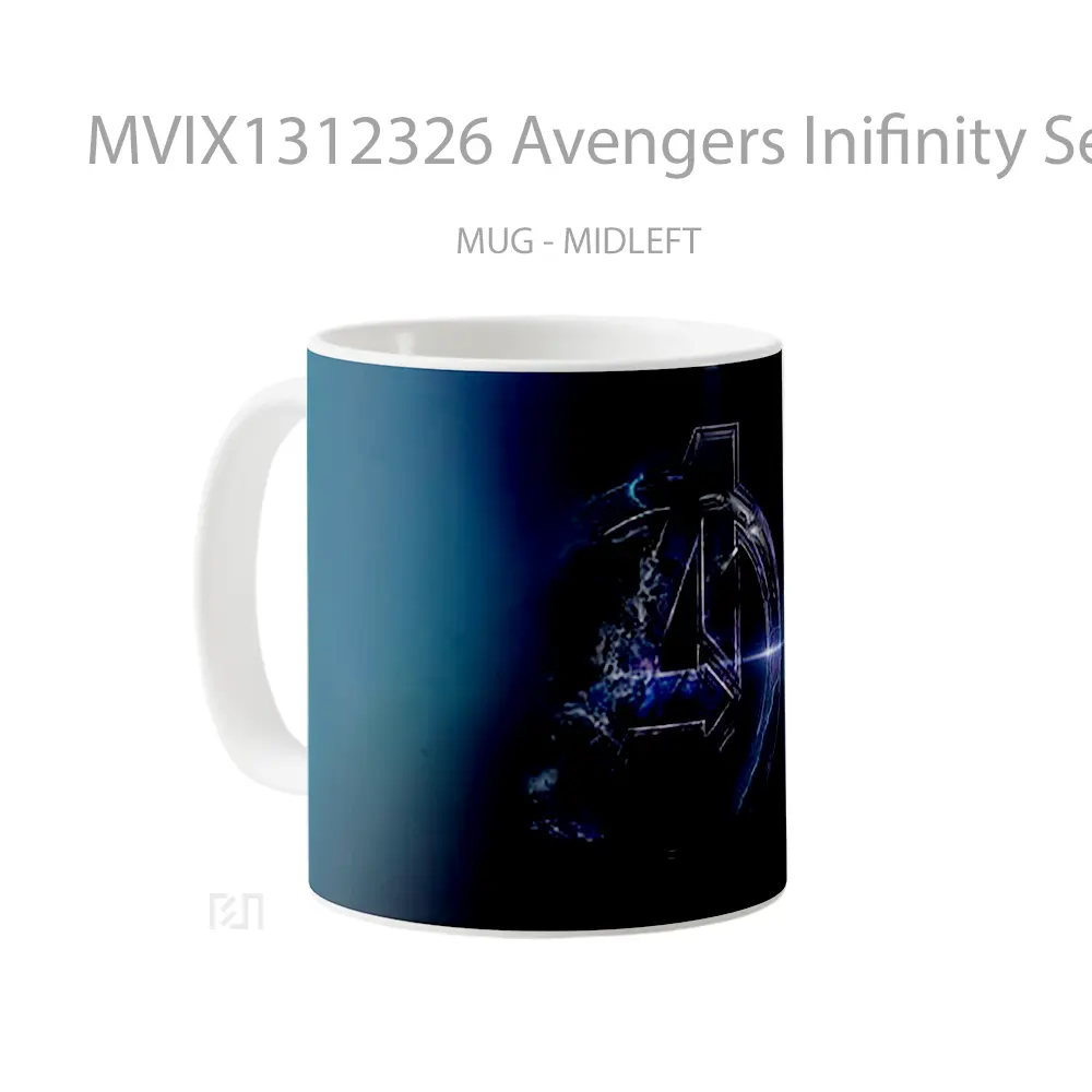 Mug Avengers Inifinity See Through Logo Gelas Superhero - All-side / Desain