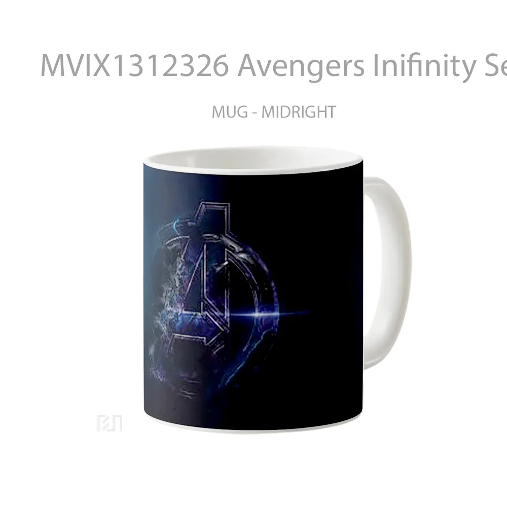 Mug Avengers Inifinity See Through Logo Gelas Superhero - All-side / Desain