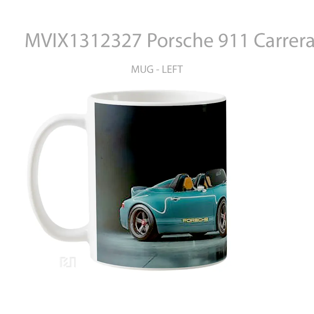 Mug Porsche 911 Carrera S3 Cangkir Mobil - All-side / Desain