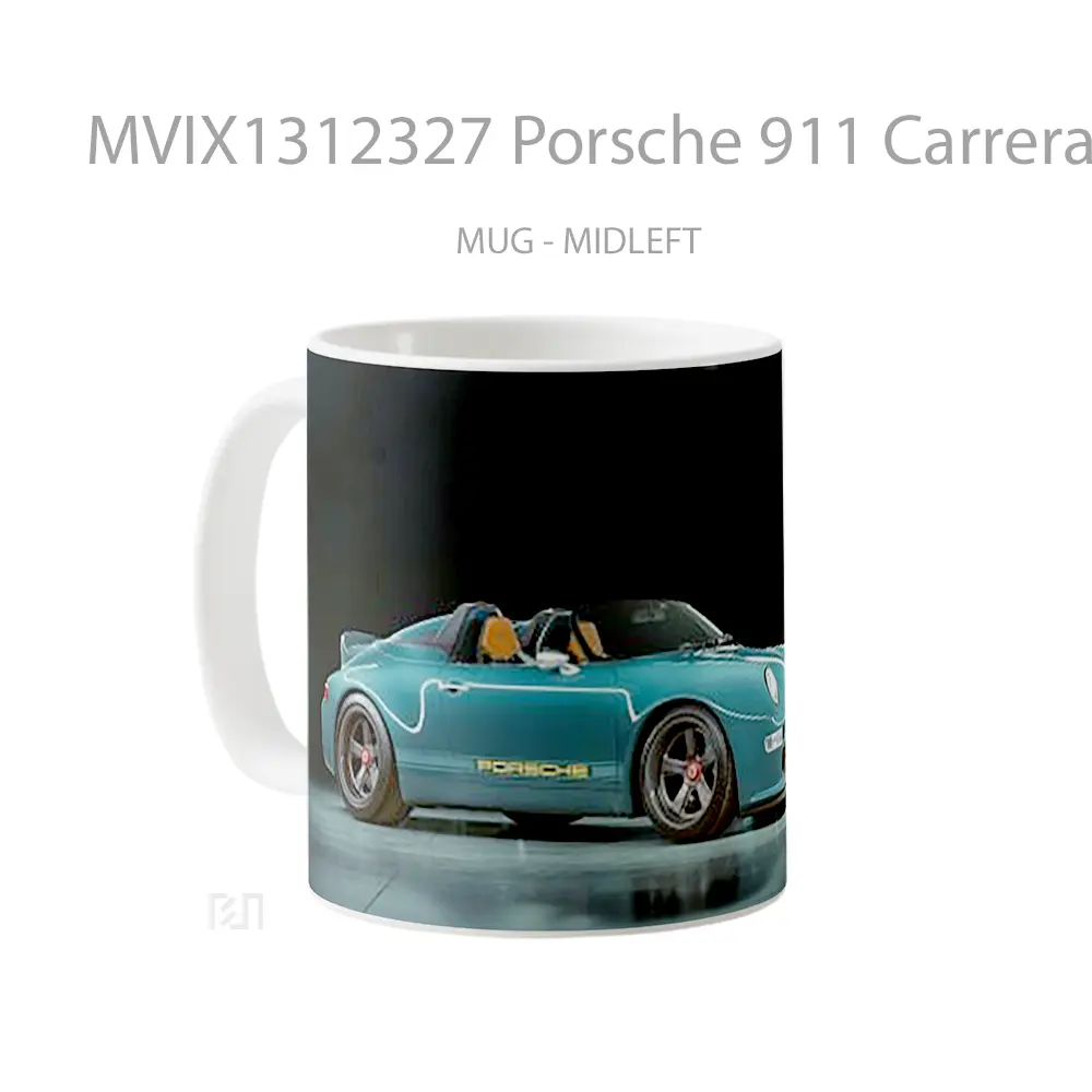 Mug Porsche 911 Carrera S3 Cangkir Mobil - All-side / Desain