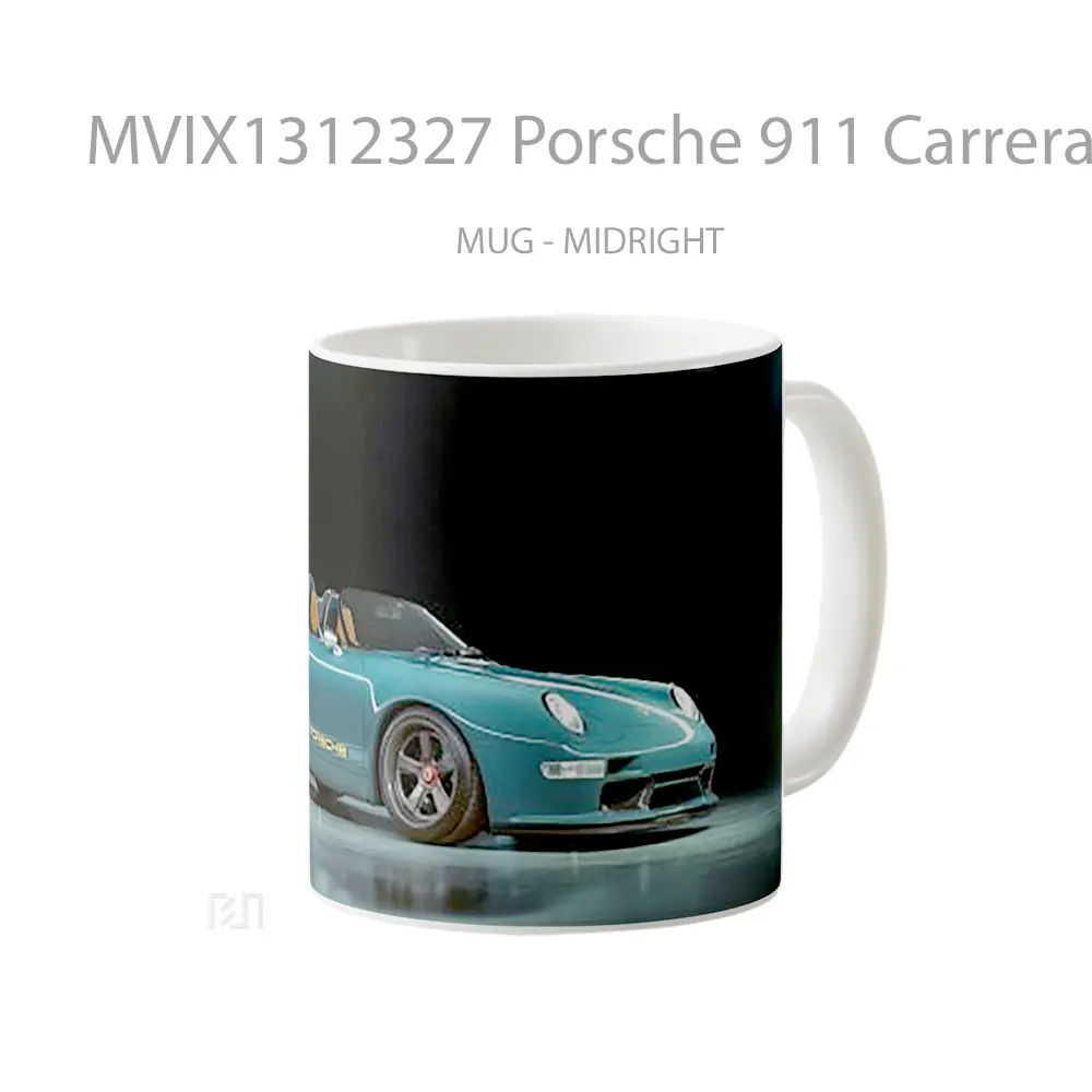 Mug Porsche 911 Carrera S3 Cangkir Mobil - All-side / Desain