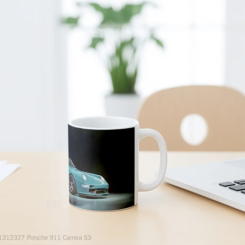 Mug Porsche 911 Carrera S3 Cangkir Mobil - All-side / Desain