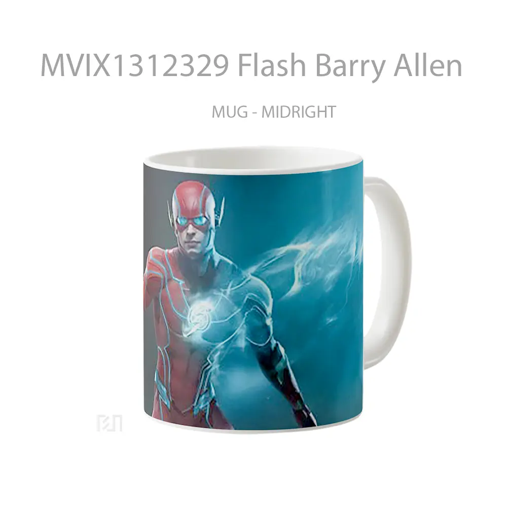 Mug Flash Barry Allen Gelas Superhero - All-side / Desain