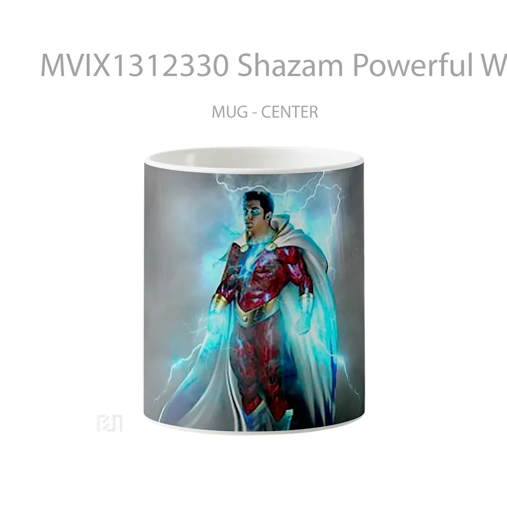 Mug Shazam Powerful Wizard Gelas Superhero