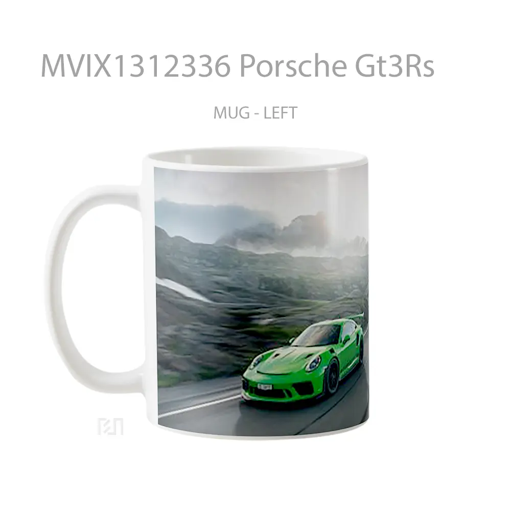 Mug Porsche Gt3Rs Cangkir Mobil - All-side / Desain
