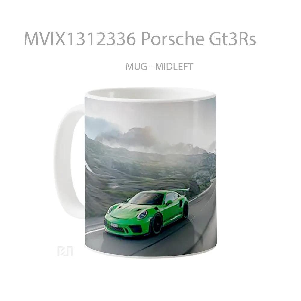 Mug Porsche Gt3Rs Cangkir Mobil - All-side / Desain