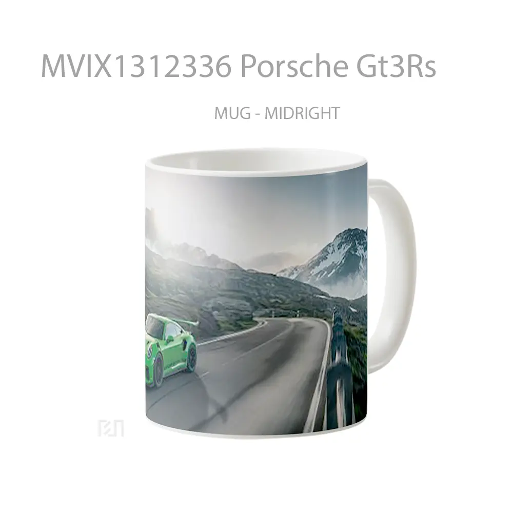 Mug Porsche Gt3Rs Cangkir Mobil - All-side / Desain