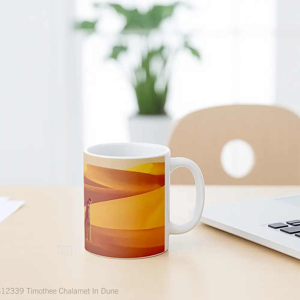 Mug Timothee Chalamet In Dune Gelas Keramik Unik - All-side / Desain