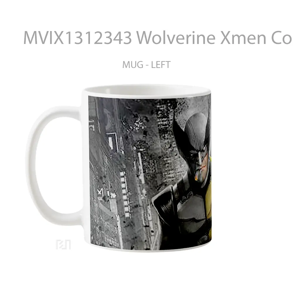 Mug Wolverine Xmen Comic Art Gelas Superhero - All-side / Desain