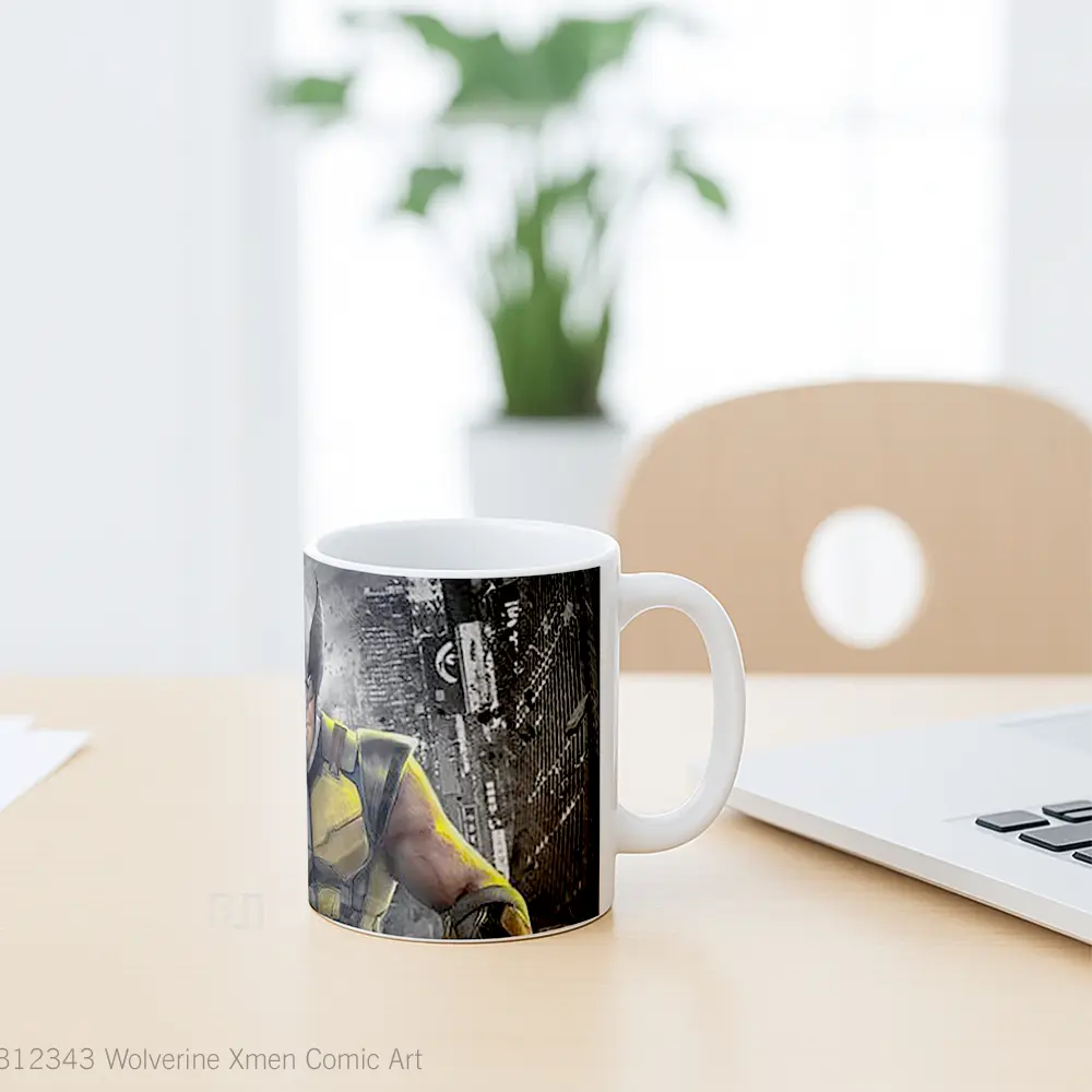 Mug Wolverine Xmen Comic Art Gelas Superhero - All-side / Desain