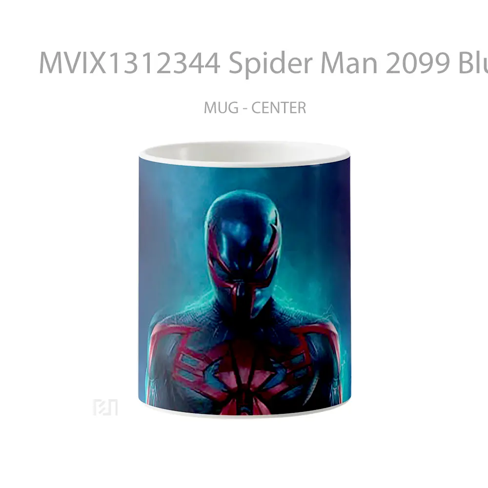 Mug Spider Man 2099 Blue Suit Gelas Superhero