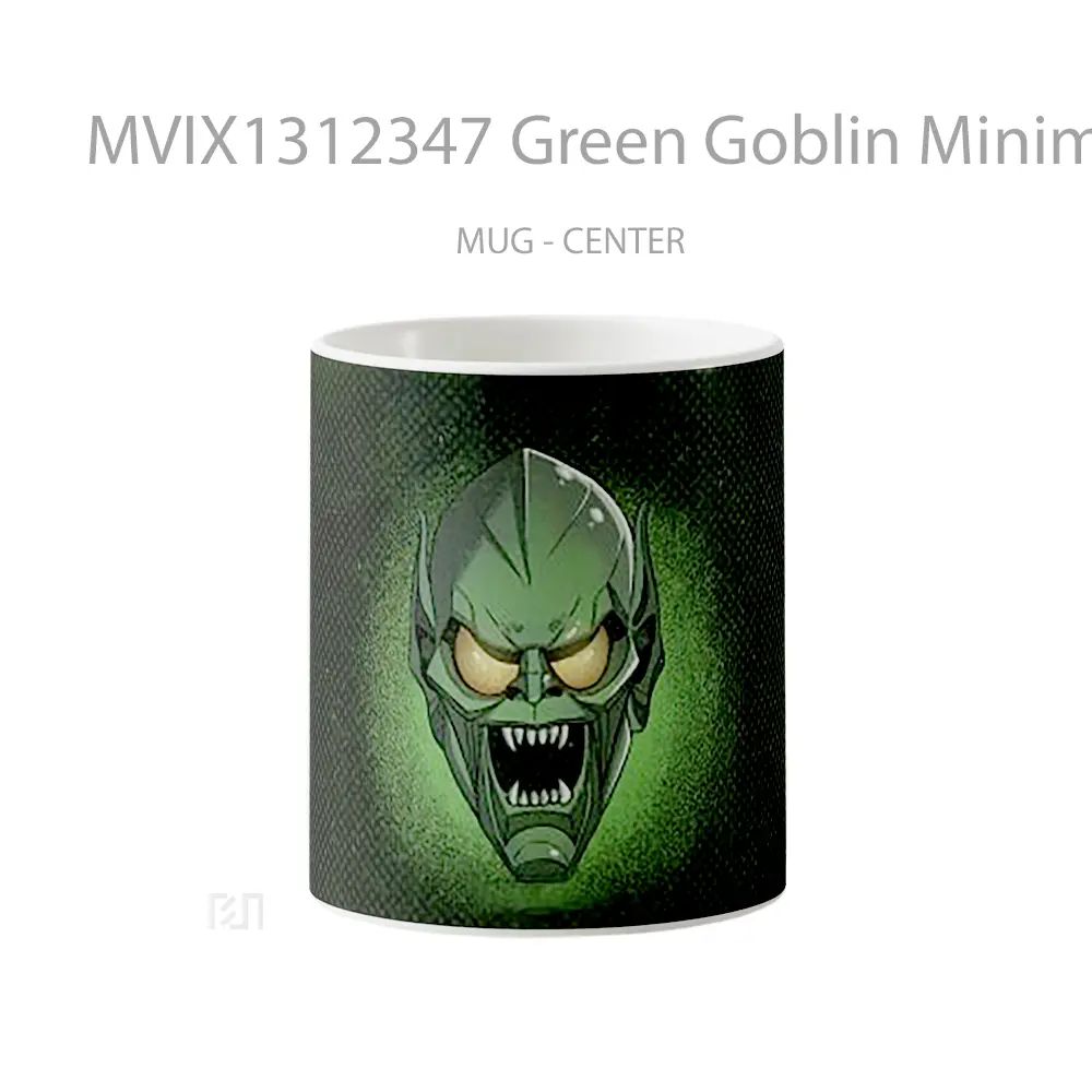 Mug Green Goblin Minimalist Gelas Seni Modern