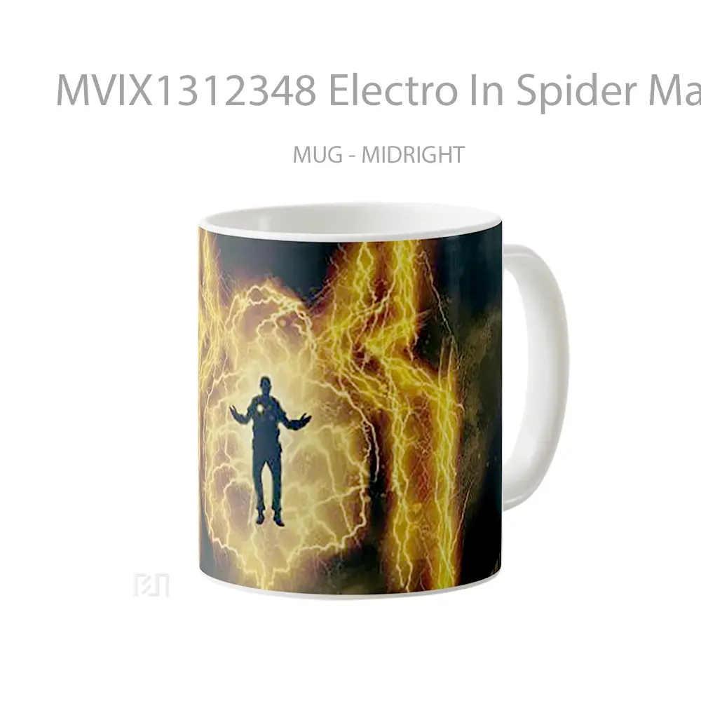 Mug Electro In Spider Man No Way Home Gelas Superhero - All-side / Desain