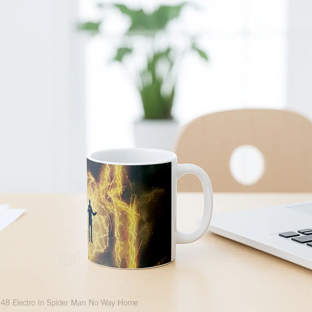 Mug Electro In Spider Man No Way Home Gelas Superhero - All-side / Desain