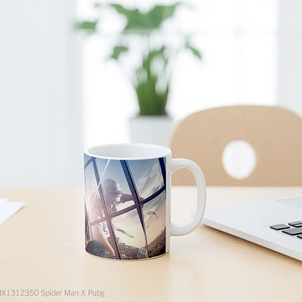 Mug Spider Man X Pubg Gelas Superhero - All-side / Desain