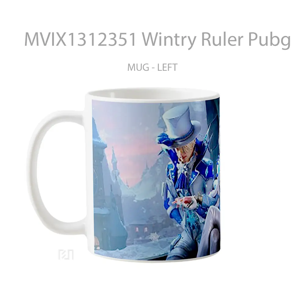 Mug Wintry Ruler Pubg Cangkir Gamer - All-side / Desain