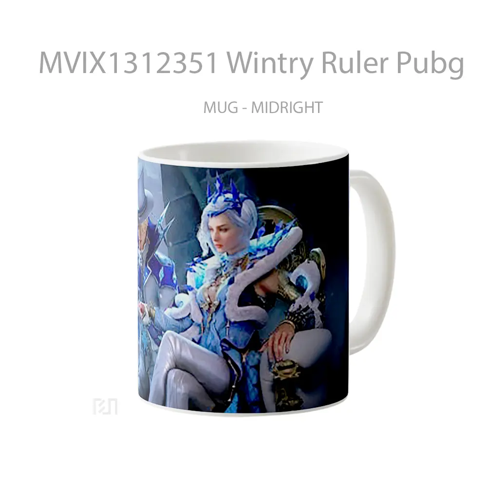 Mug Wintry Ruler Pubg Cangkir Gamer - All-side / Desain