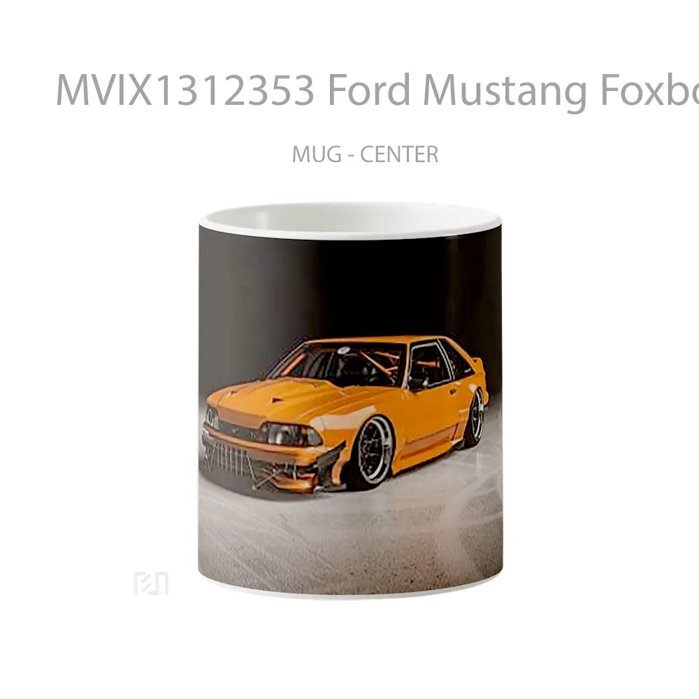 Mug Ford Mustang Foxbody Cangkir Mobil