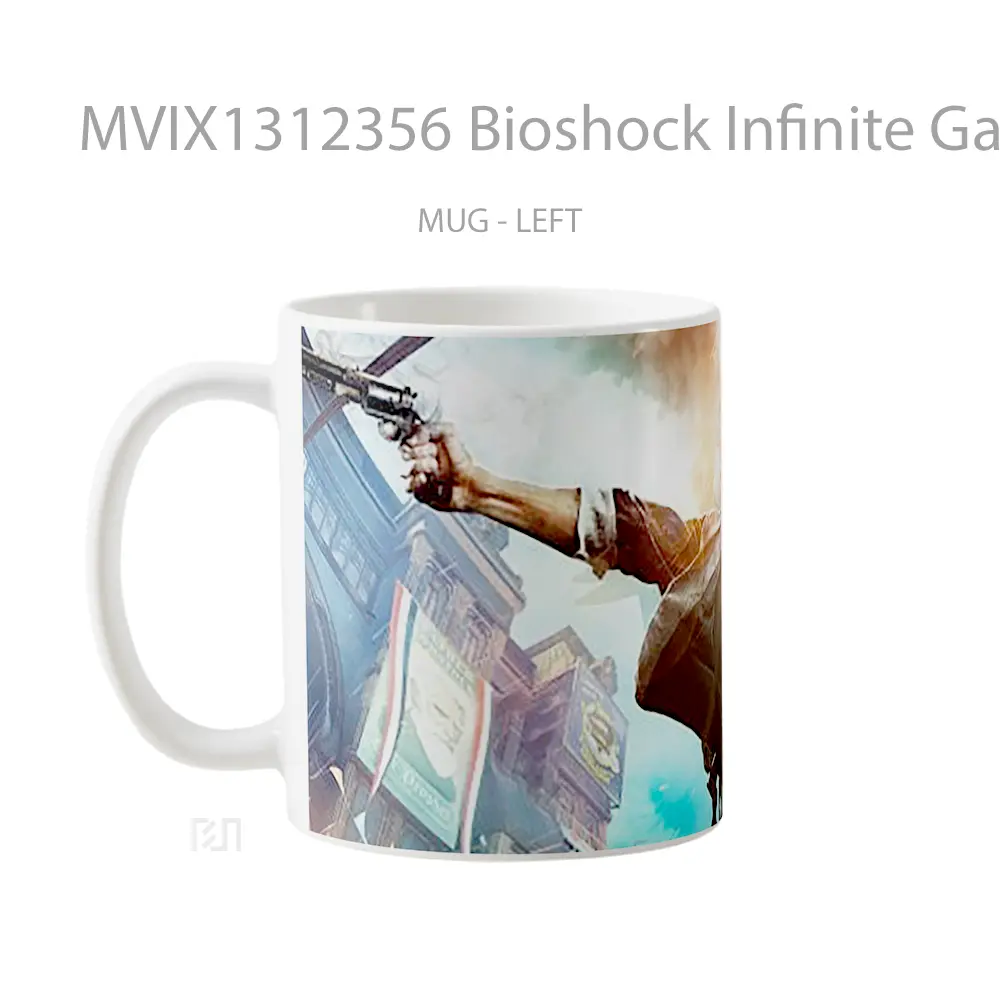 Mug Bioshock Infinite Game Cangkir Gamer - All-side / Desain
