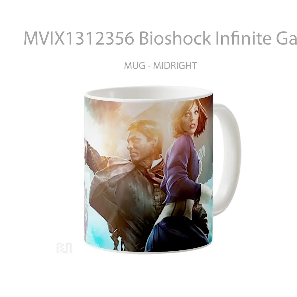 Mug Bioshock Infinite Game Cangkir Gamer - All-side / Desain