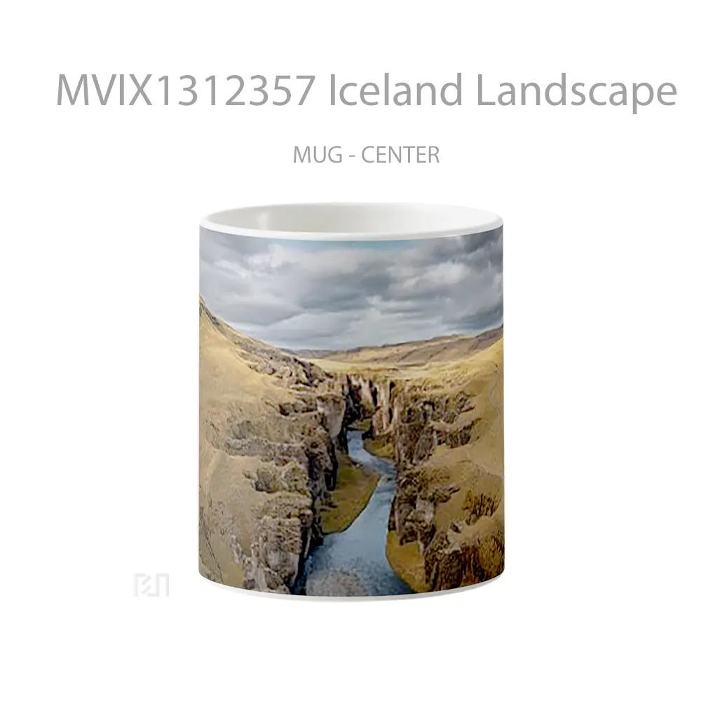 Mug Iceland Landscape Gelas Pemandangan Alam